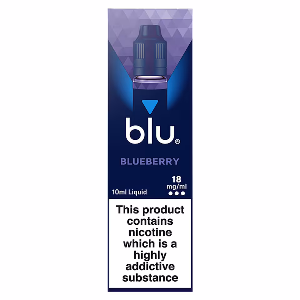 Blu Liquid Blueberry 1.6% is a high-quality blueberry e-liquid.