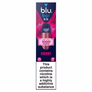 Cherry blu bar kit (20 mg/ml Nicotine Salt Pod Kit)